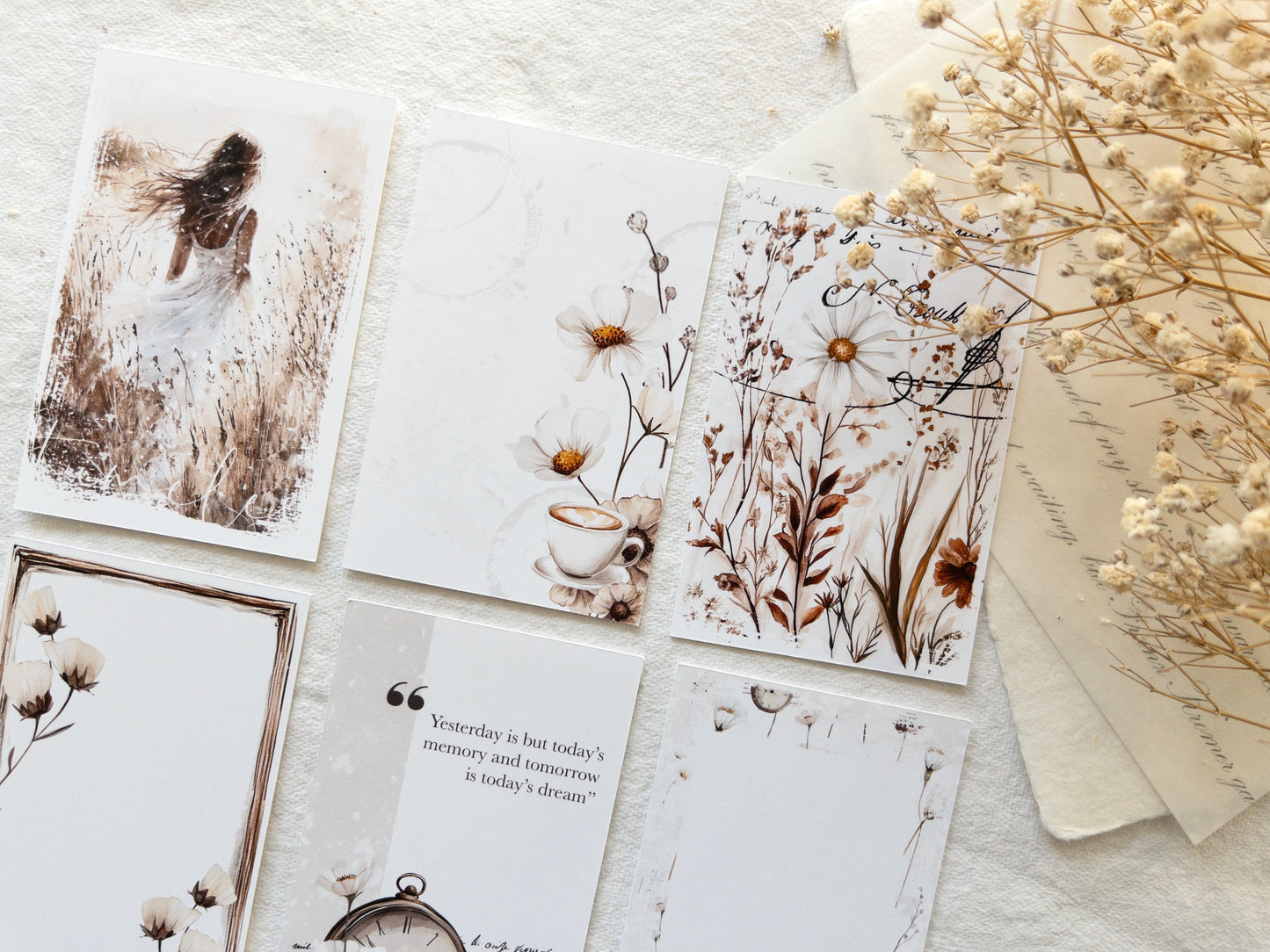 Journaling cards: Timeless collection