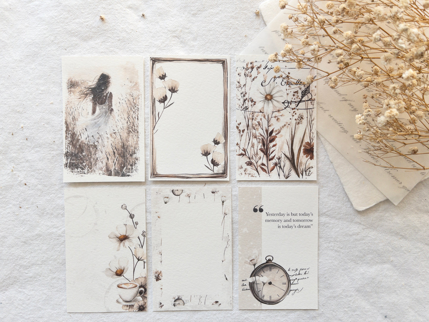 Journaling cards: Timeless collection