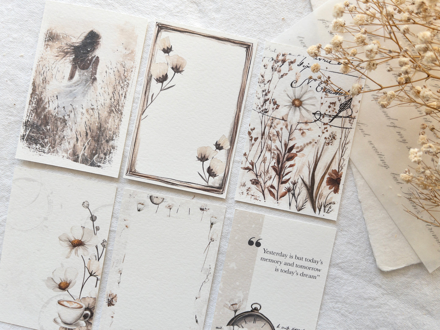 Journaling cards: Timeless collection