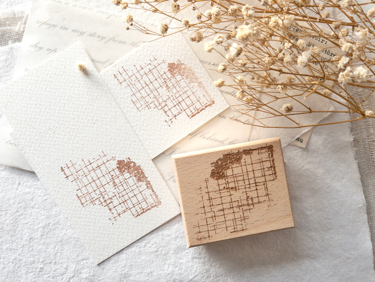 Rubber stamp: Grid background