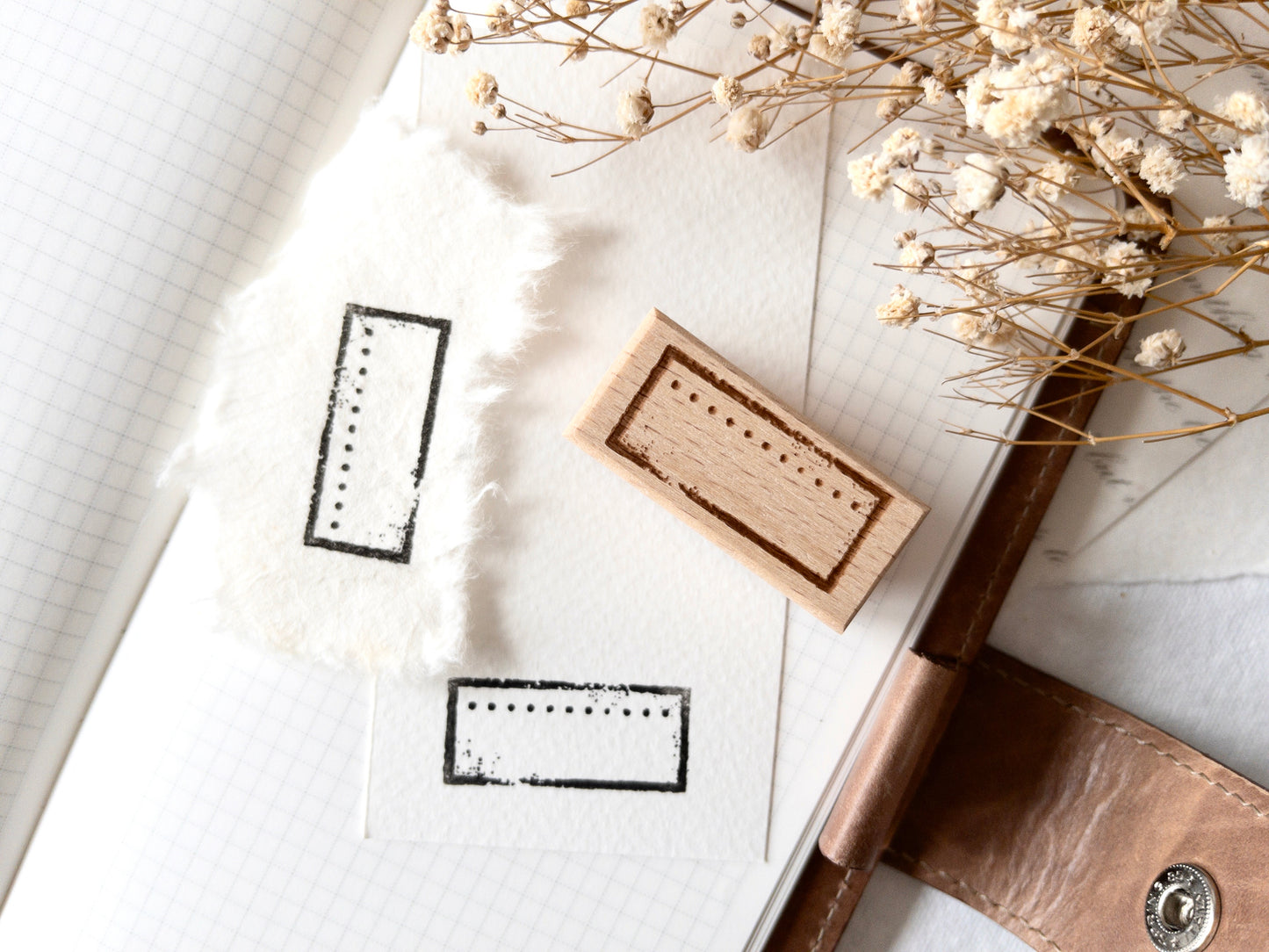 Rubber stamp: Postal frame (Love letters collection)