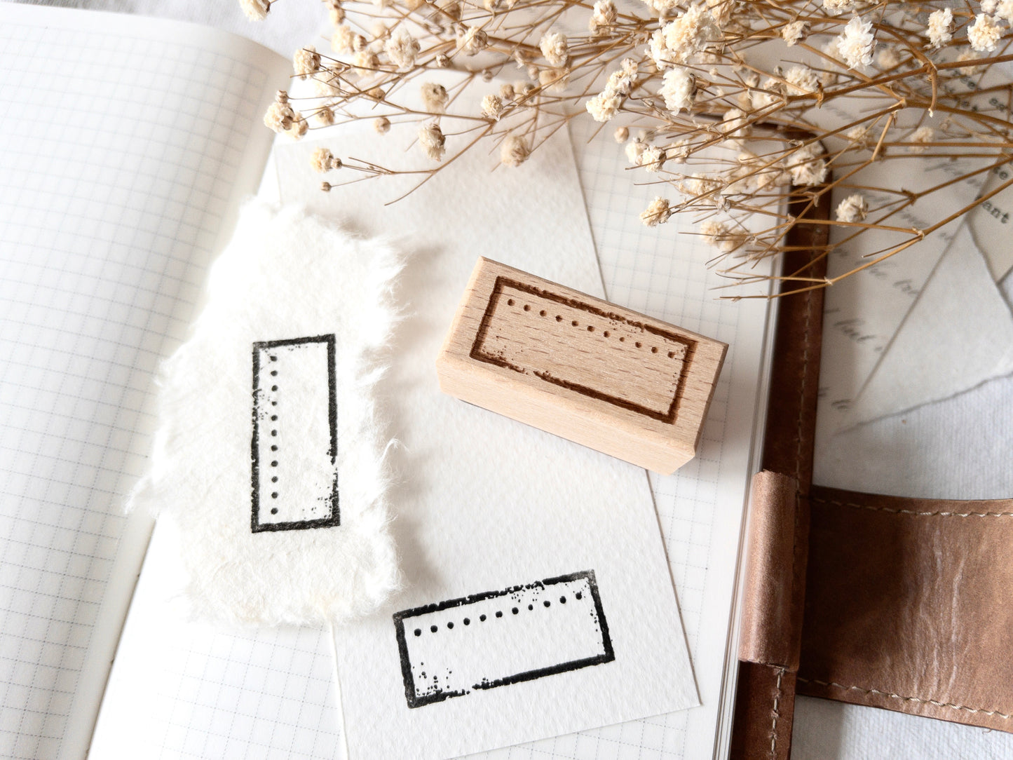 Rubber stamp: Postal frame (Love letters collection)