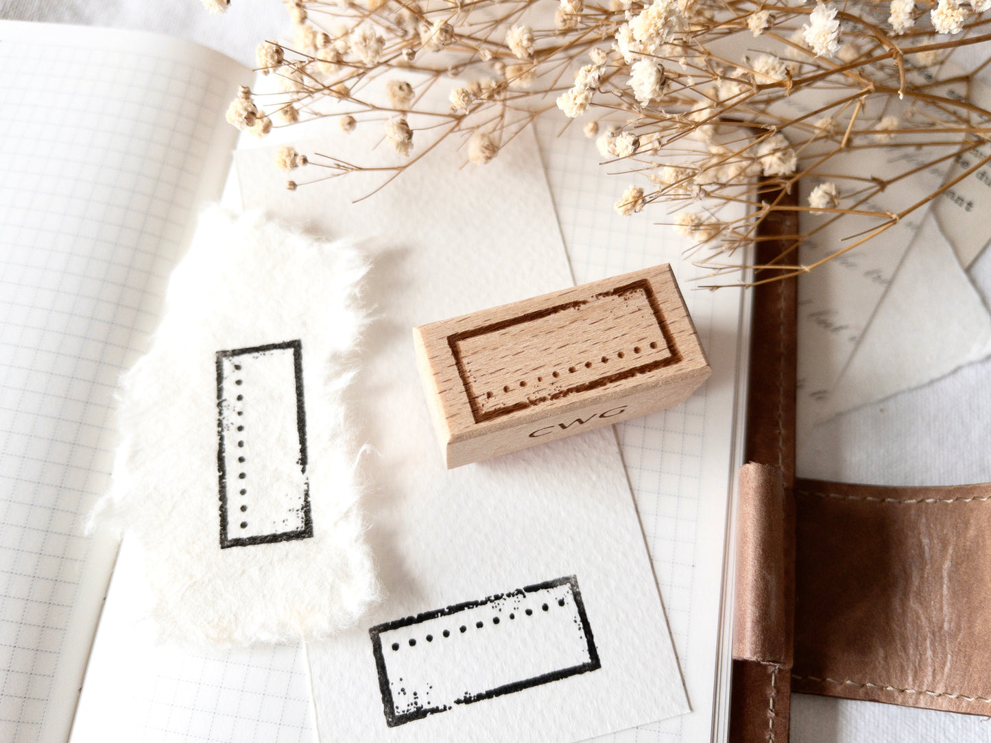 Rubber stamp: Postal frame (Love letters collection)