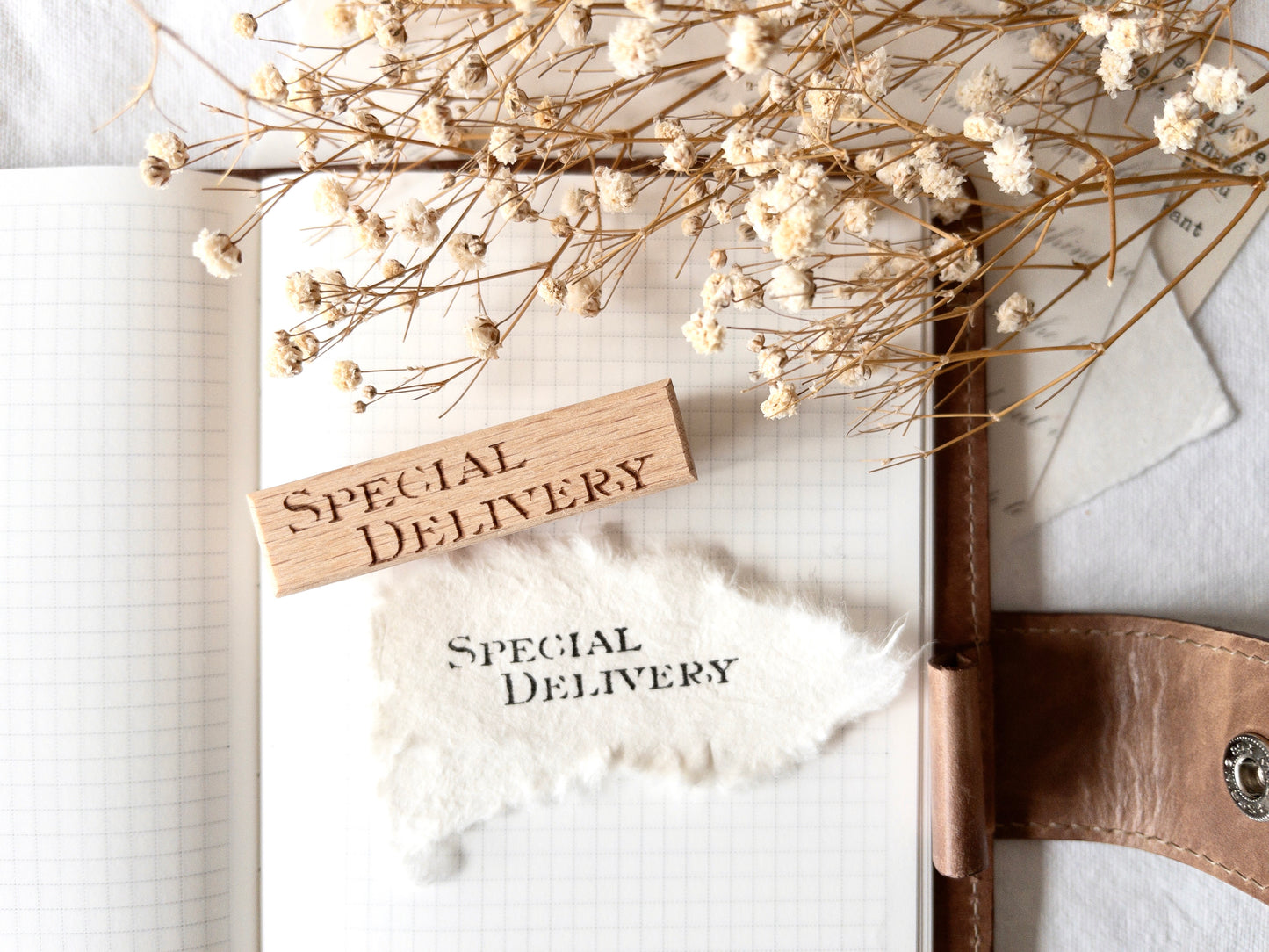 Rubber stamp: Special delivery (Love letters collection)