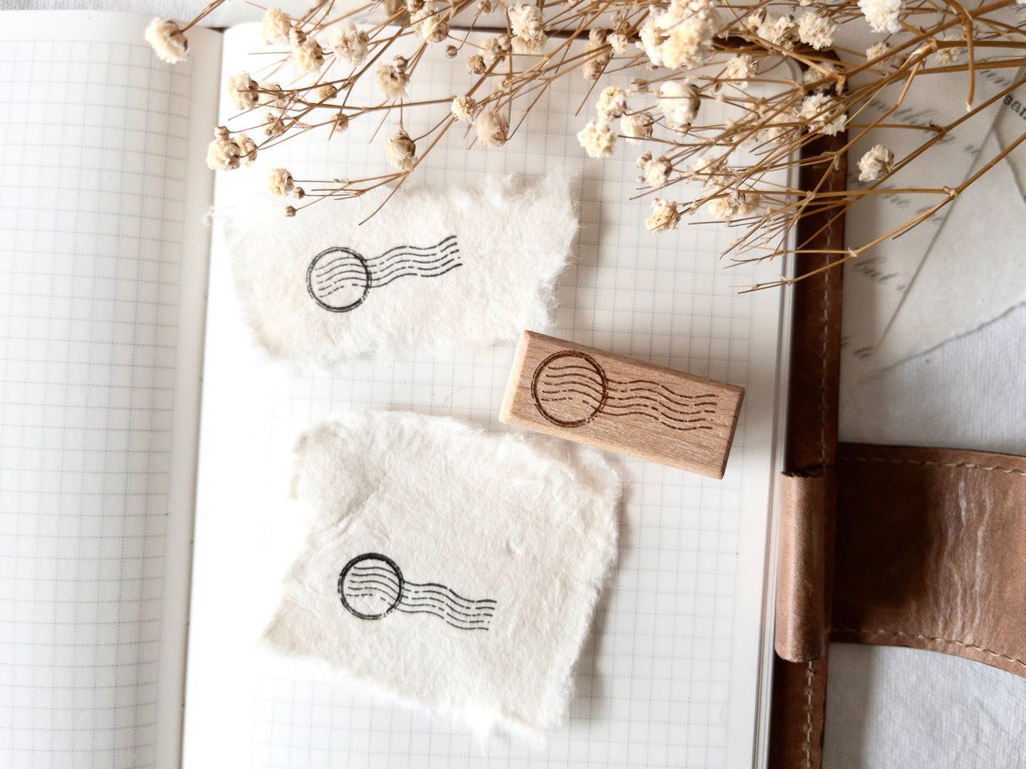 Rubber stamp: Mini postal stamp I (Love letters collection)