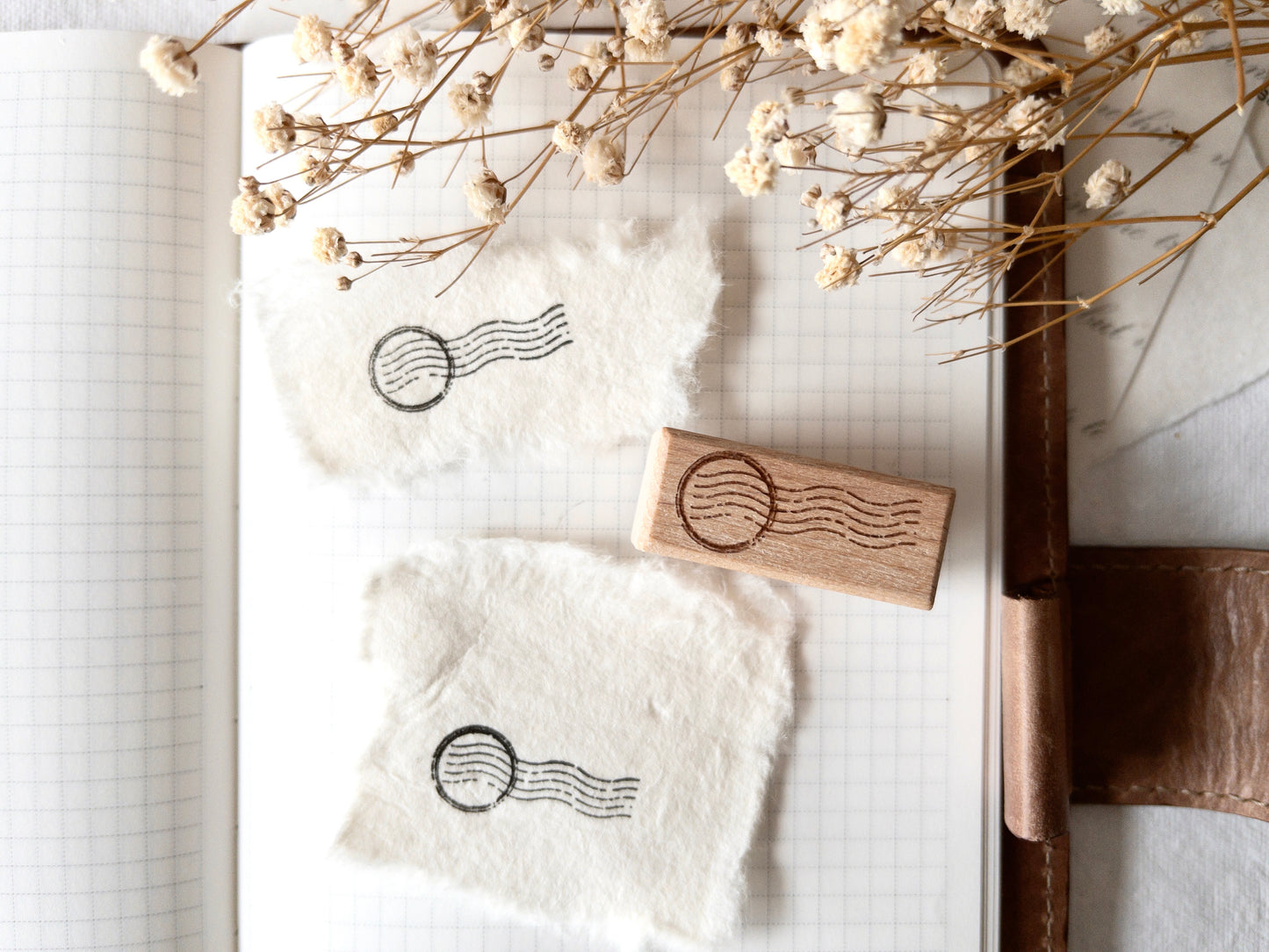 Rubber stamp: Mini postal stamp I (Love letters collection)
