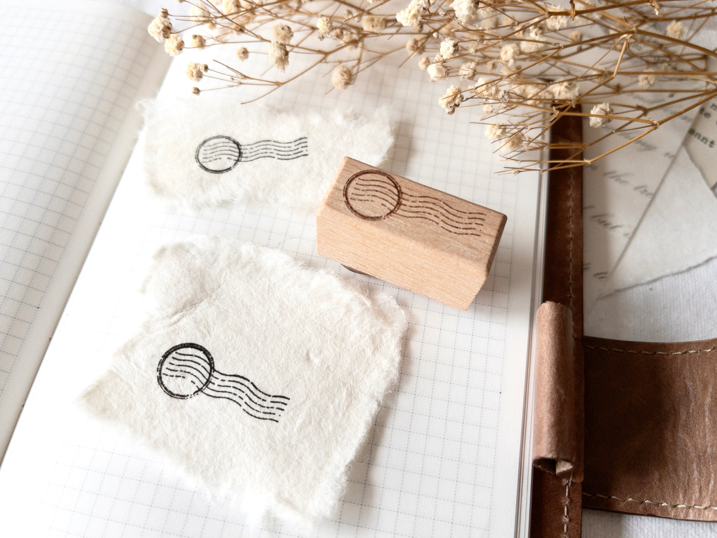Rubber stamp: Mini postal stamp I (Love letters collection)