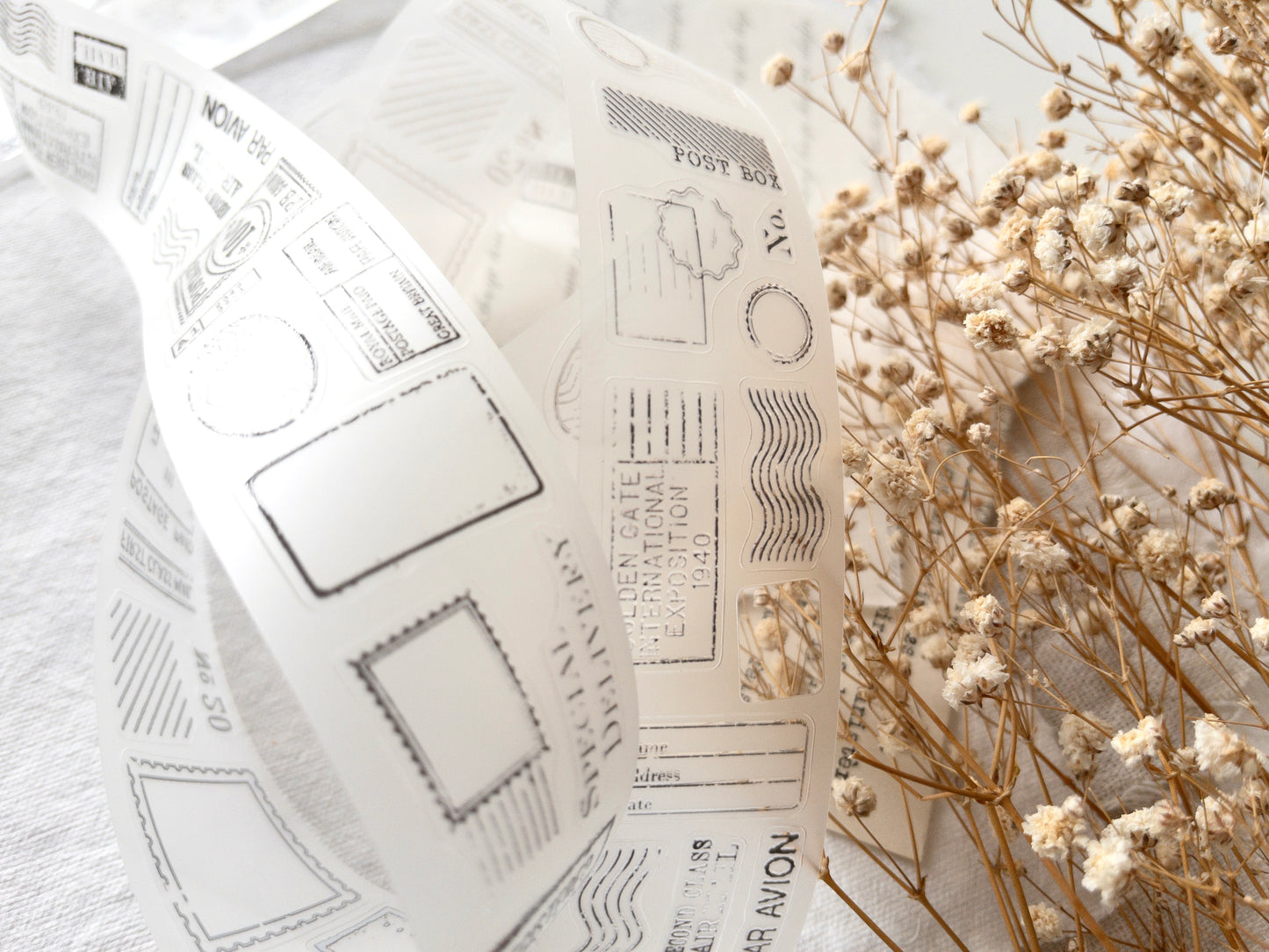 Pre-cut PET tape: Posted (Love letters collection)