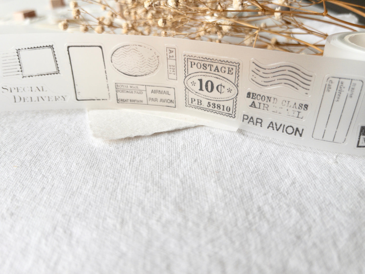 Pre-cut PET tape: Posted (Love letters collection)