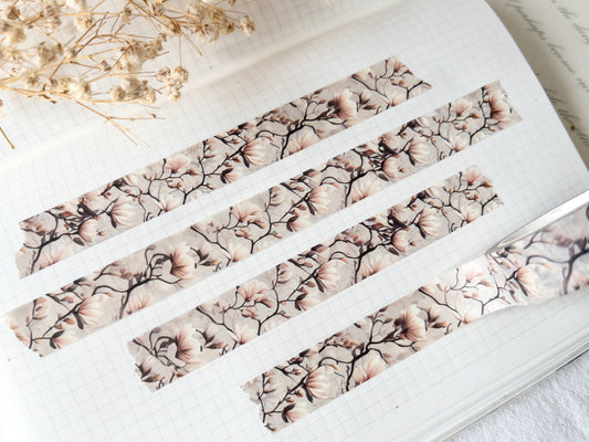 Spring washi tape: Magnolias (15mm)