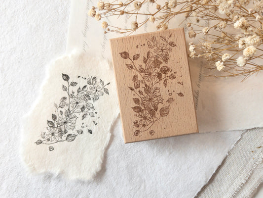 Rubber stamp: Flowers in my journal (Spring release)