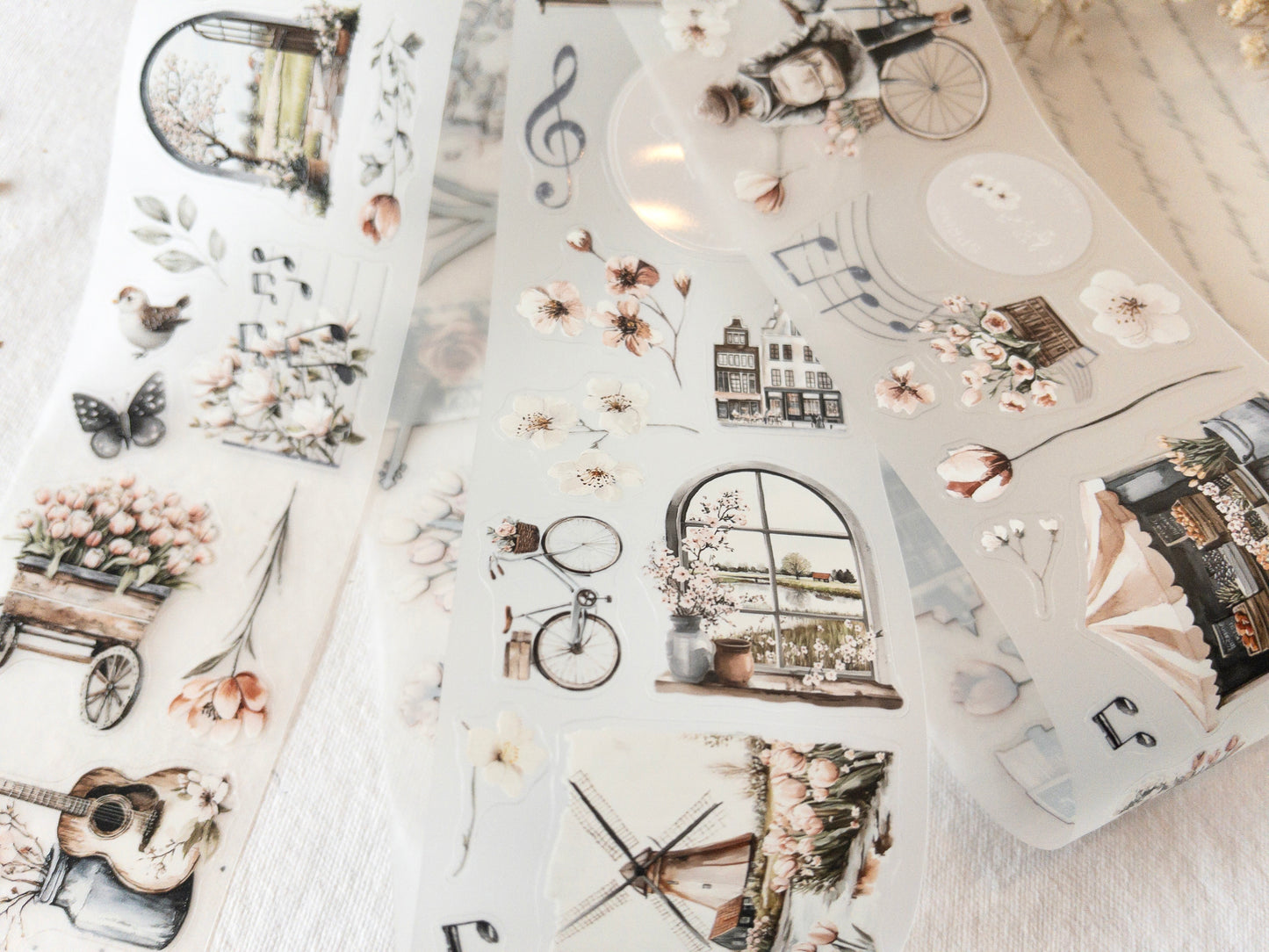Pre-cut PET tape: Springtime melody