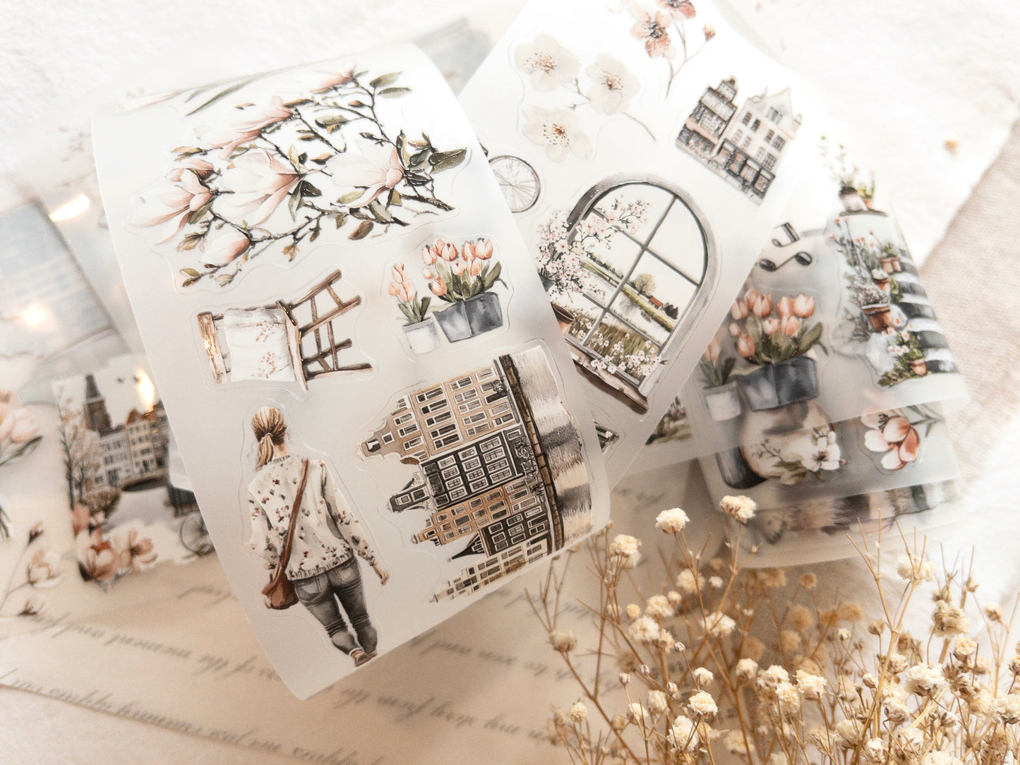 Pre-cut PET tape: Springtime melody
