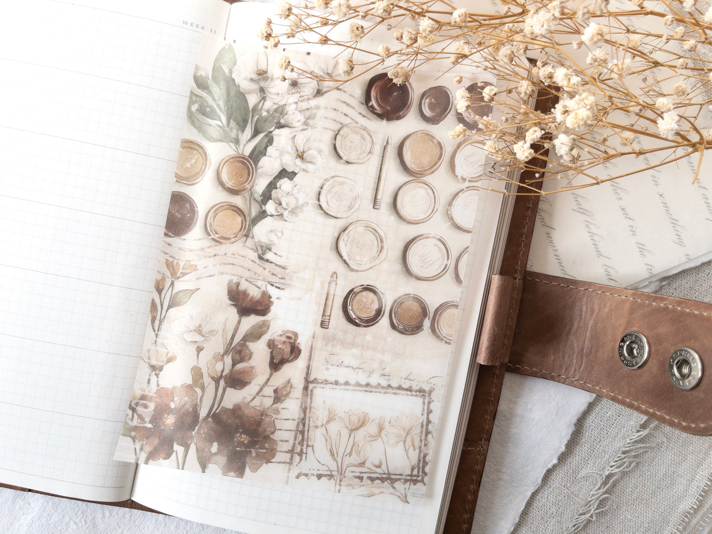 Vellum & sticker dashboards: Love letters collection