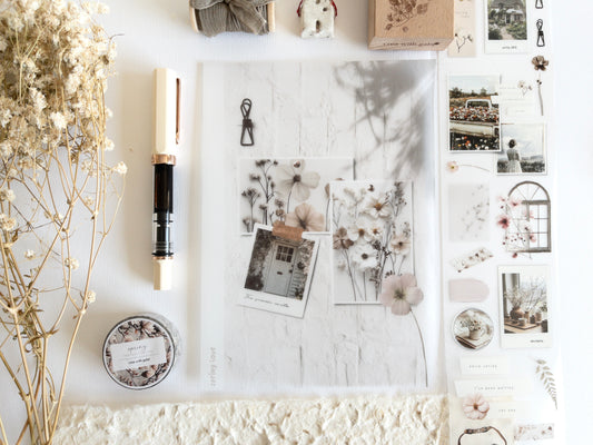 A5 deco dashboard: Spring in my journal