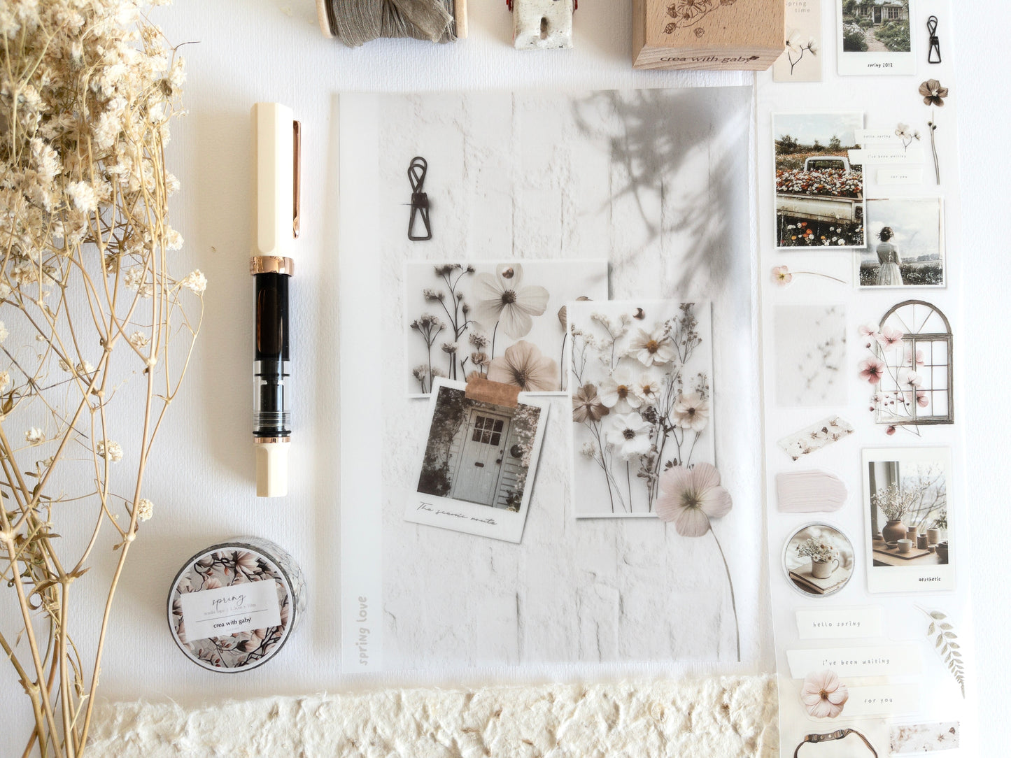 A5 deco dashboard bundle: Spring in my journal (Save 10%)