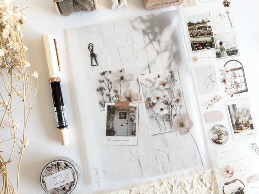 A5 deco dashboard: Spring in my journal