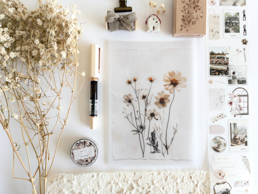 A5 deco dashboard: Spring in my journal