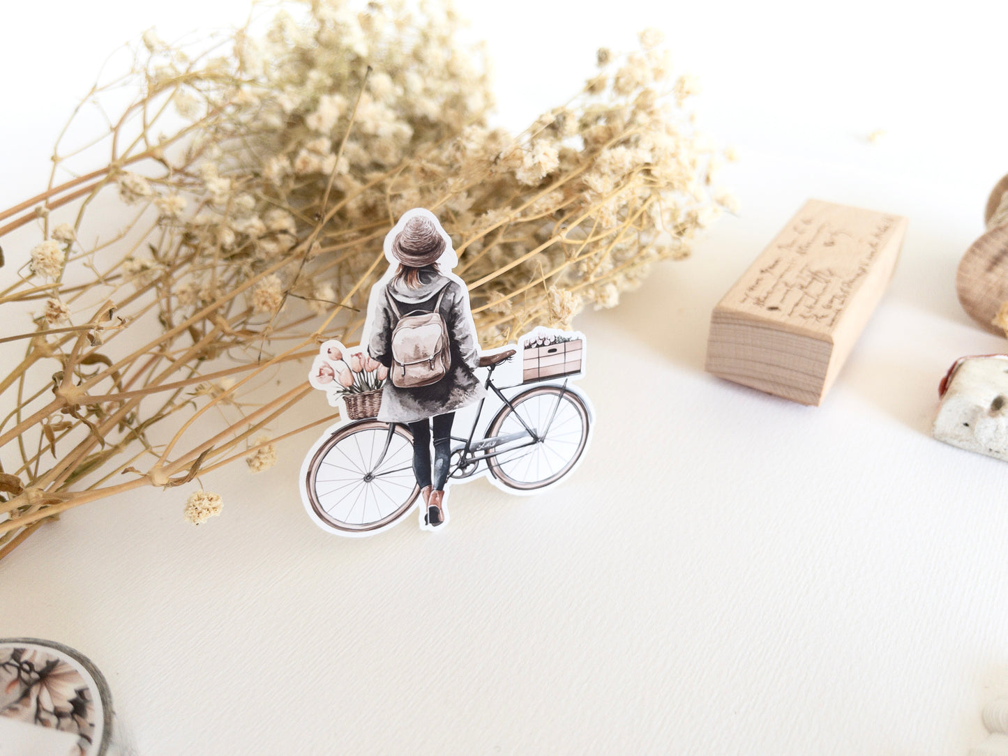 Single die cut deco sticker: Springtime melody