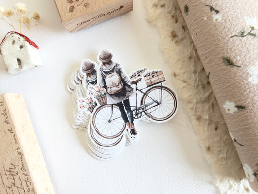 Single die cut deco sticker: Springtime melody