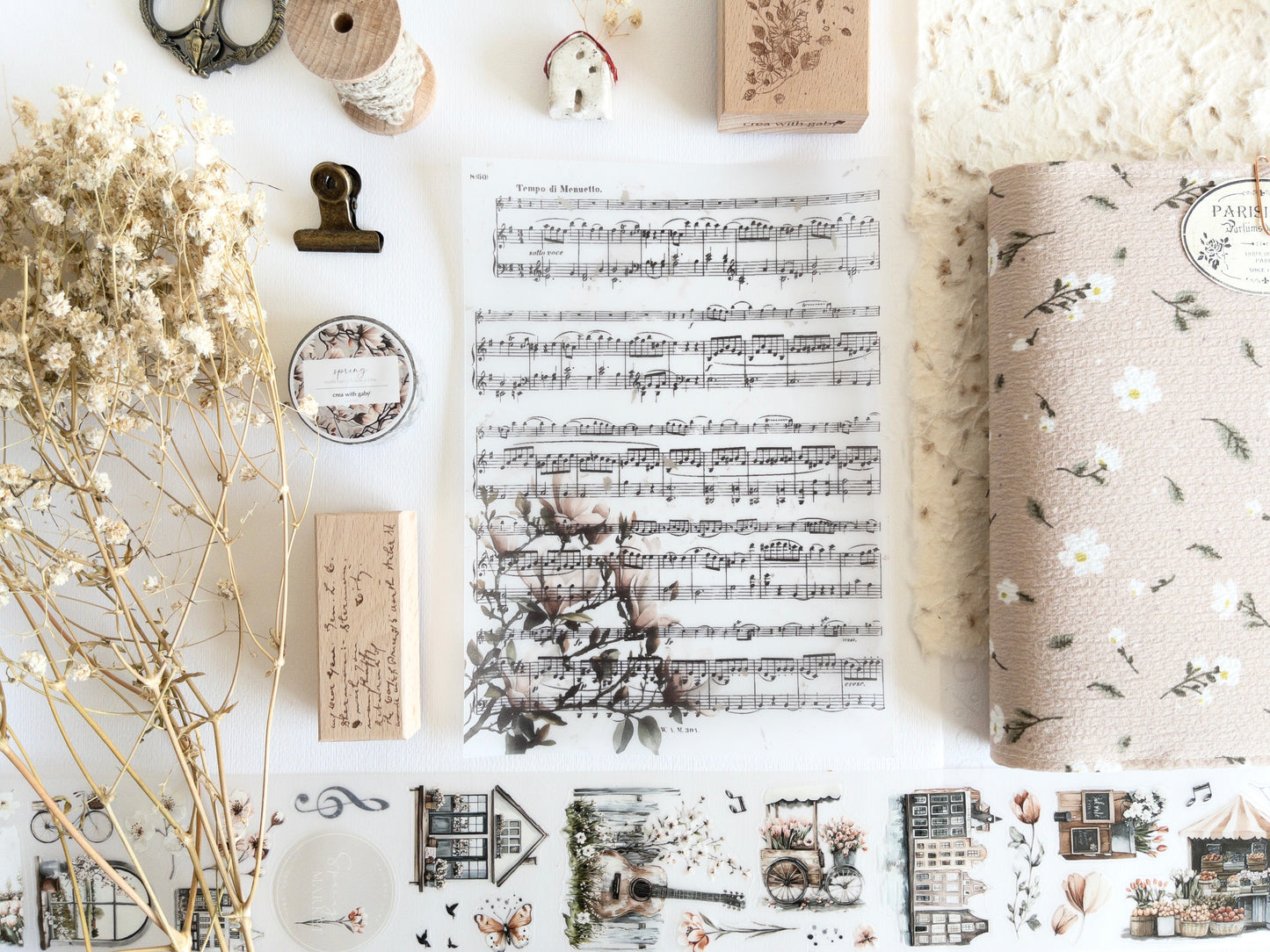 A5 deco dashboard bundle: Springtime melody (Save 10%)