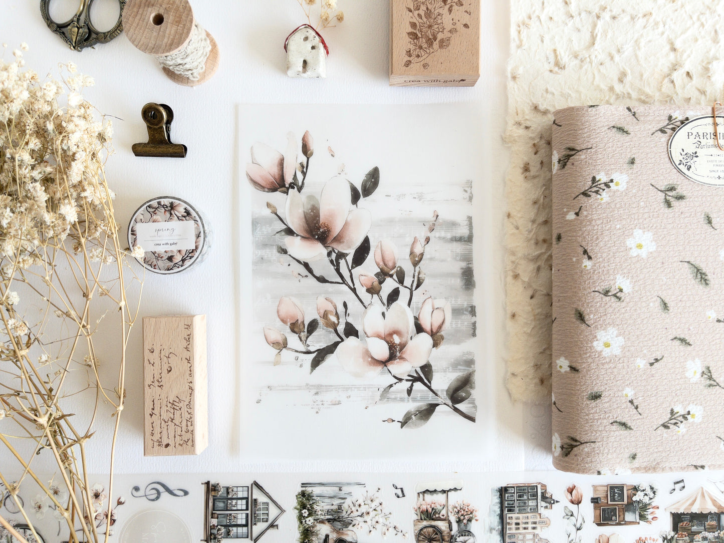 A5 deco dashboard: Springtime melody