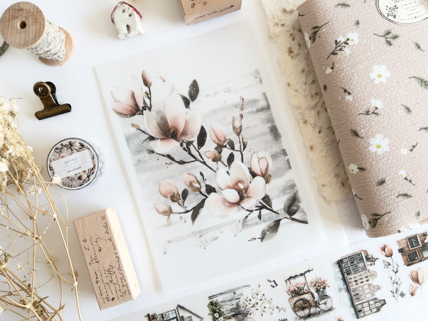 A5 deco dashboard: Springtime melody