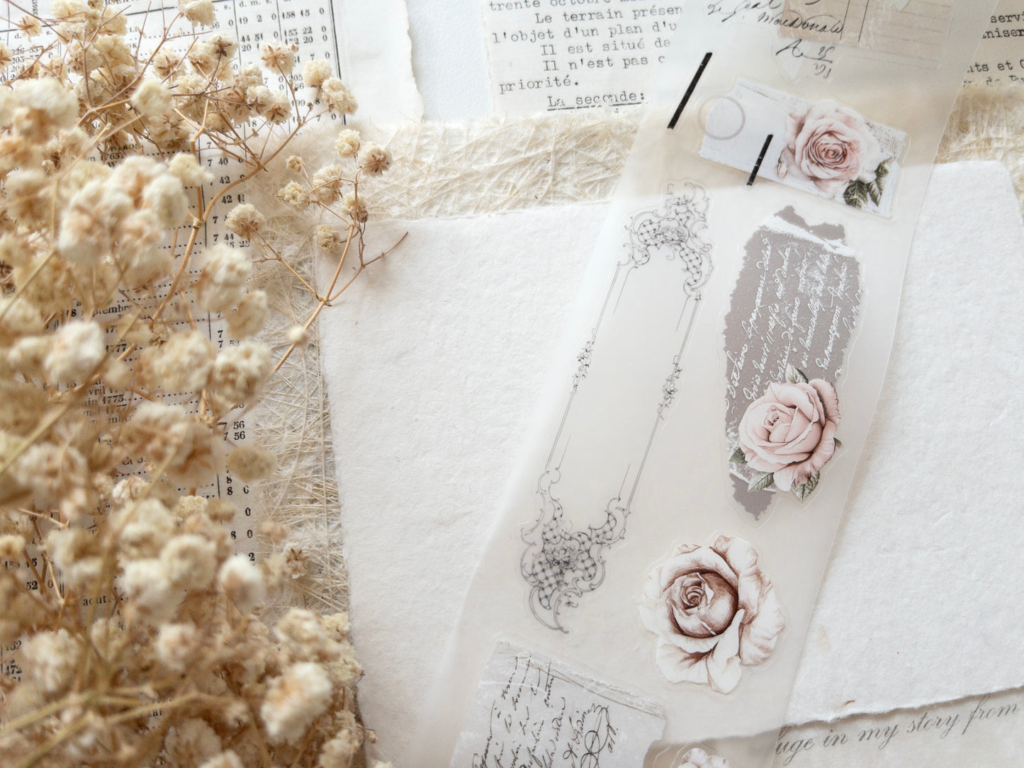 Pre-cut PET tape: French romance