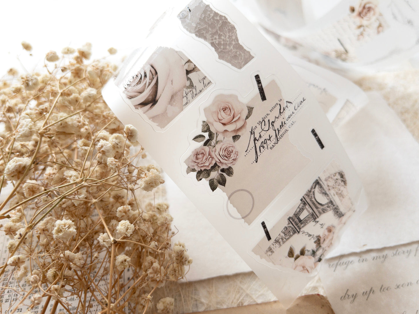 Pre-cut PET tape: French romance
