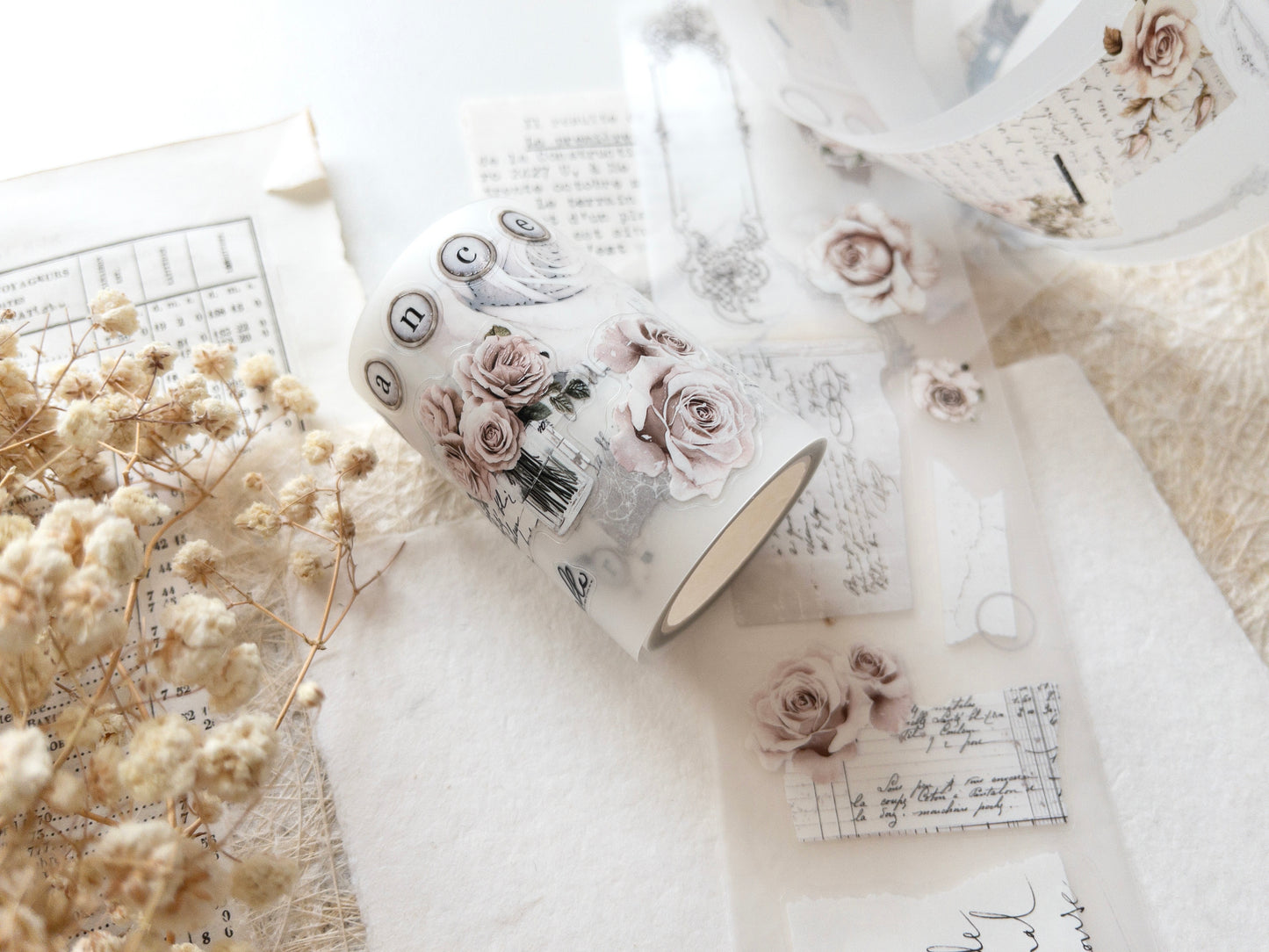 Pre-cut PET tape: French romance