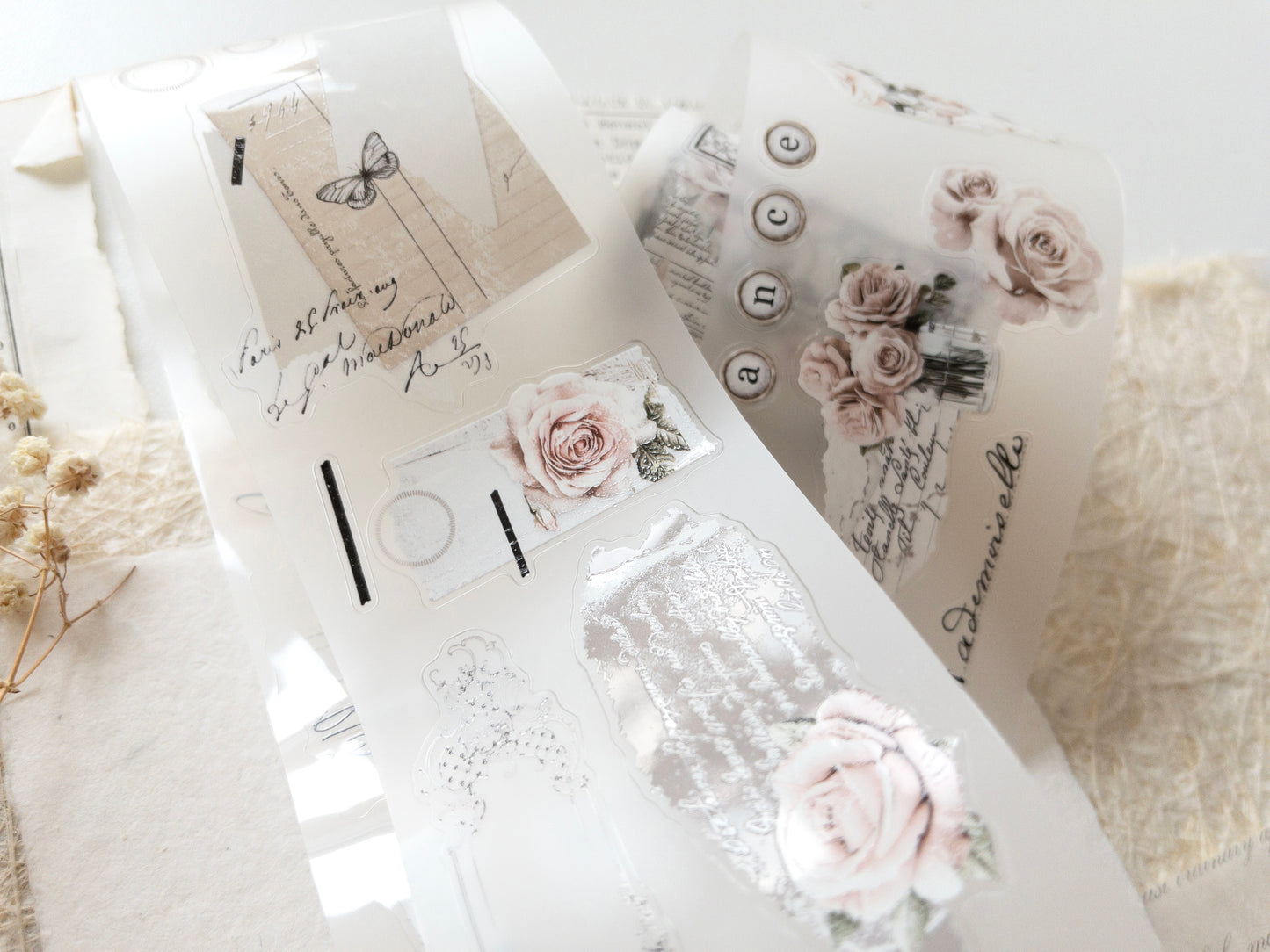 Pre-cut PET tape: French romance