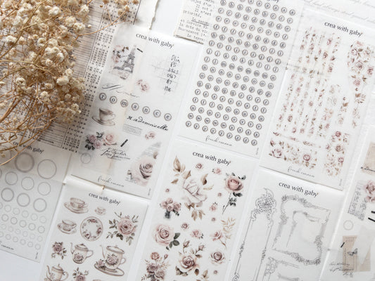 French romance sticker bundle (Save 20%)