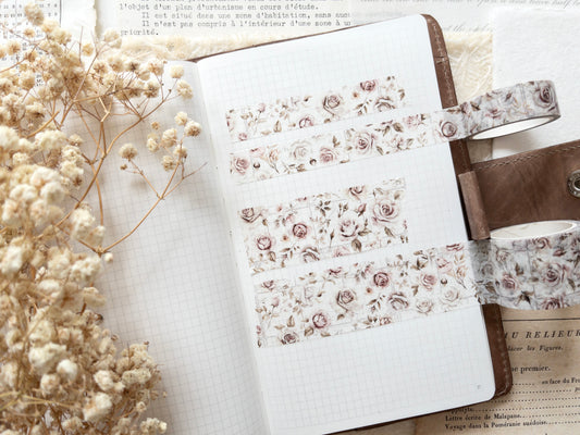 Floral washi tape: French romance