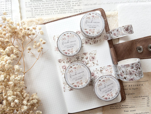 Floral washi tape: French romance