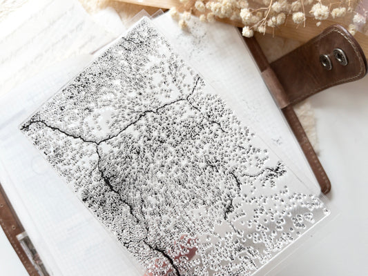 Clear stamp: Grunge background (French romance collection)