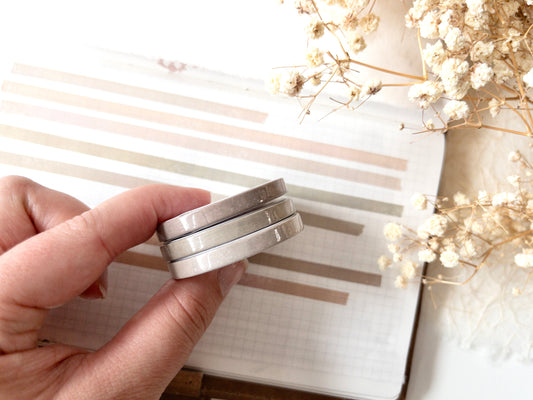 5mm washi tape - set of 3: Little delights