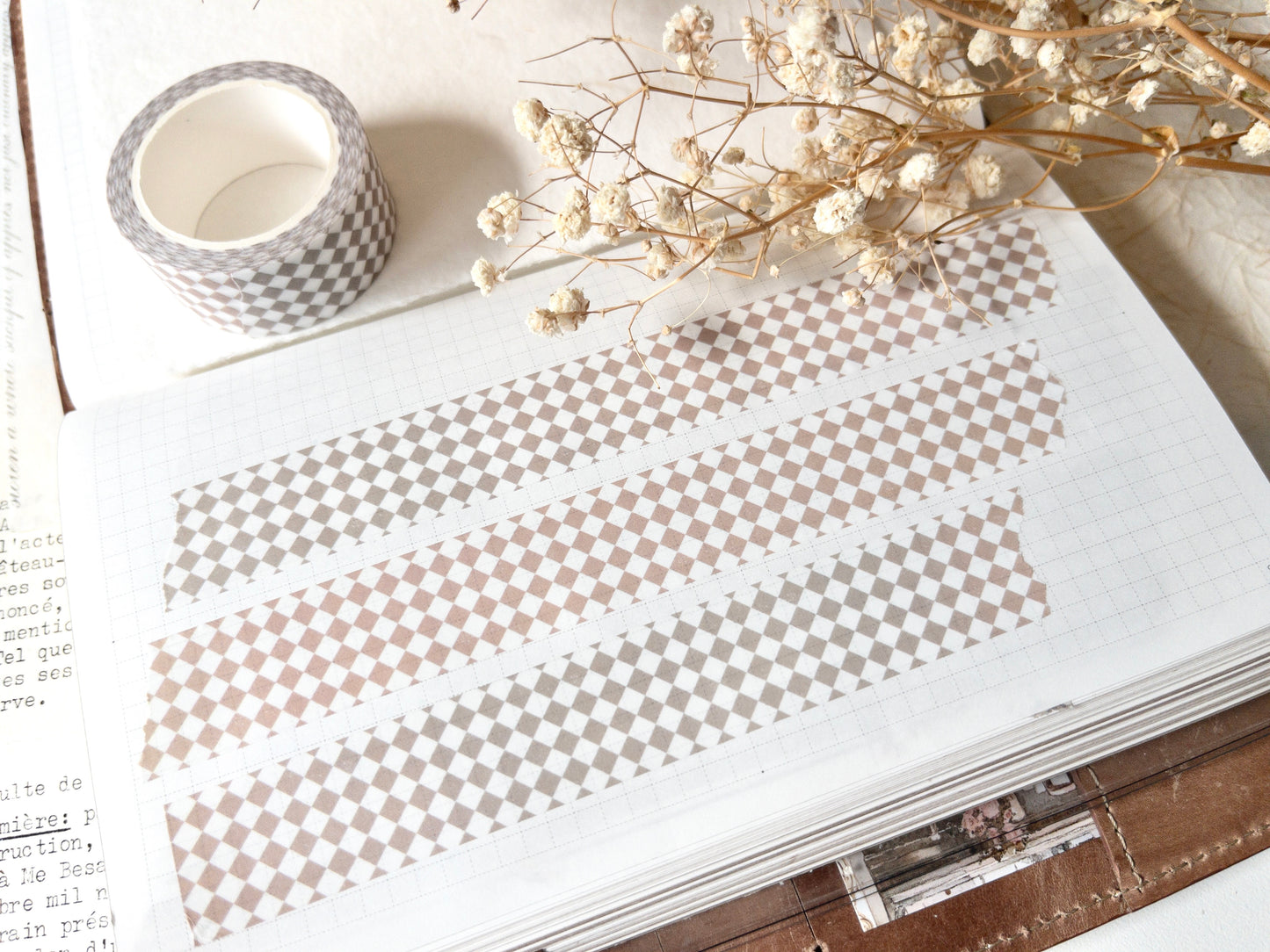 Chequered washi tape: Little delights (20mm)