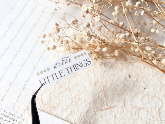 Vinyl deco stickers: Little delights
