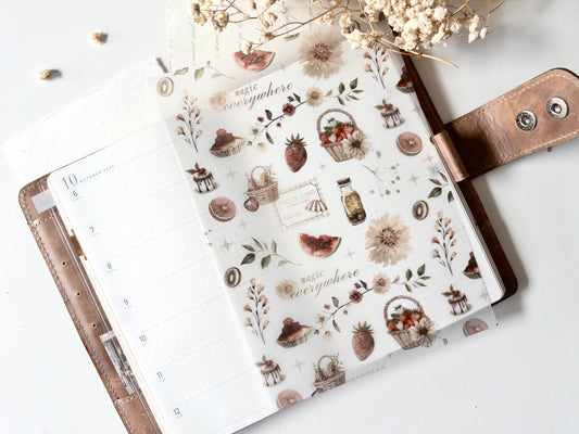 Patterned dashboard & background paper: Little delights