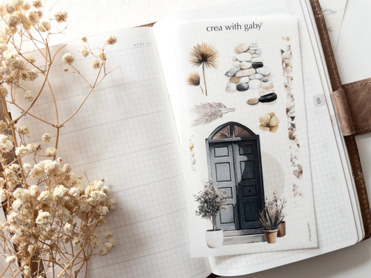 Deco stickers: Paradise (August 2025 sub kit)