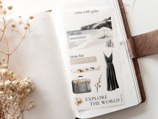 Deco stickers: Paradise (August 2025 sub kit)