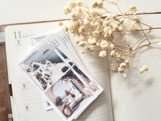 Die cut deco sticker: Paradise (August 2025 sub kit)