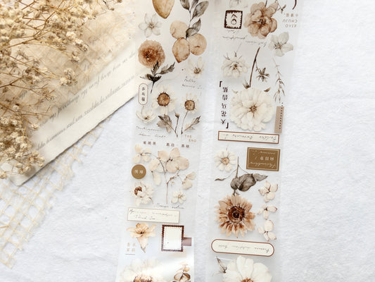 Freckles Tea vol. 3: White tea - Matte pet tape (Single loop)