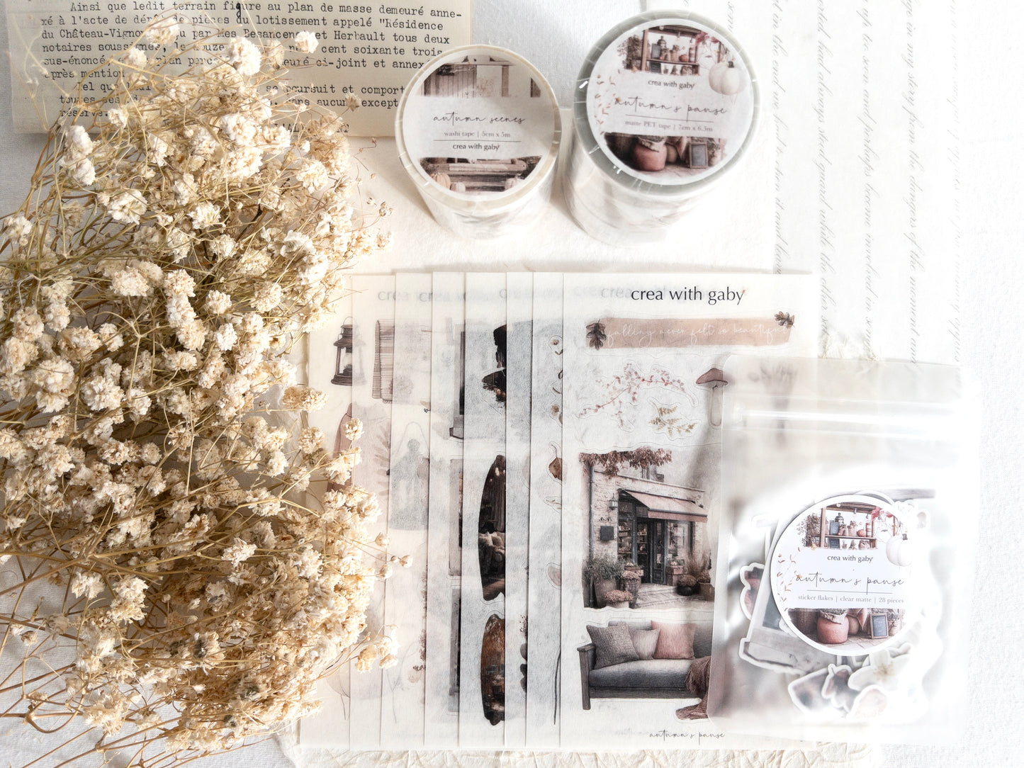 Journaling kit: Autumn's pause (Save 30% - limited availability)