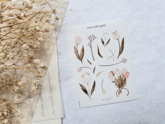 Floral stickers: Magic collection (063)