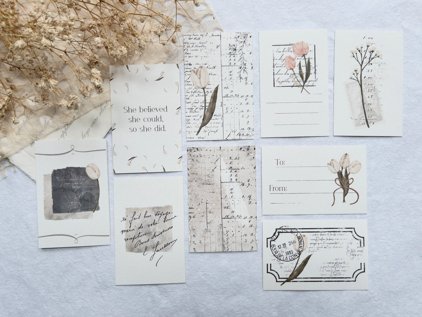 Journaling cards: Magic collection (Set of 9)