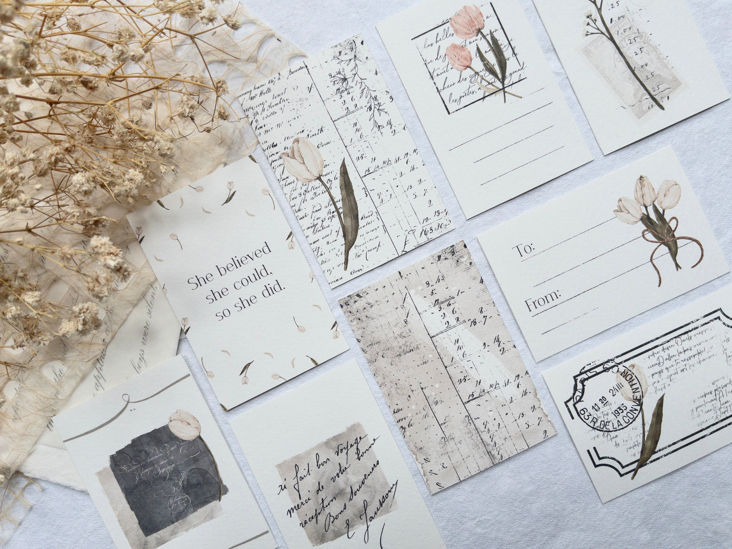 Journaling cards: Magic collection (Set of 9)