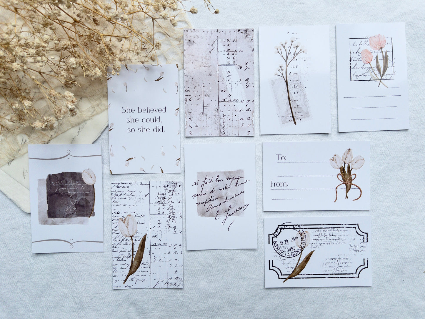 Journaling cards: Magic collection (Set of 9)