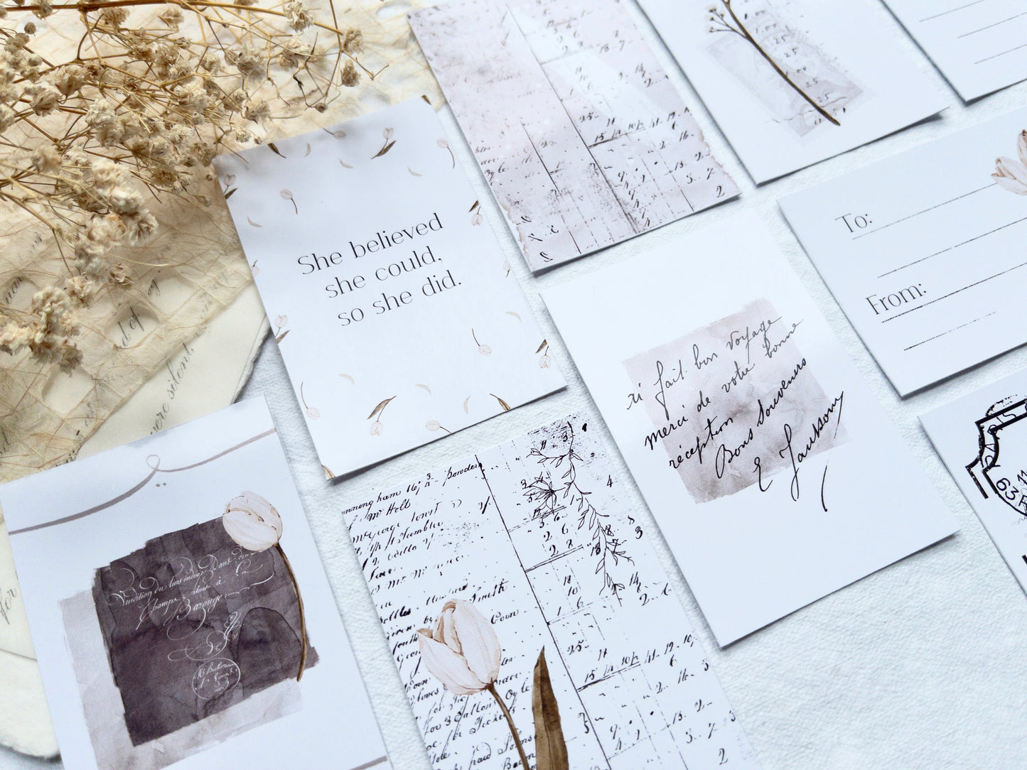 Journaling cards: Magic collection (Set of 9)