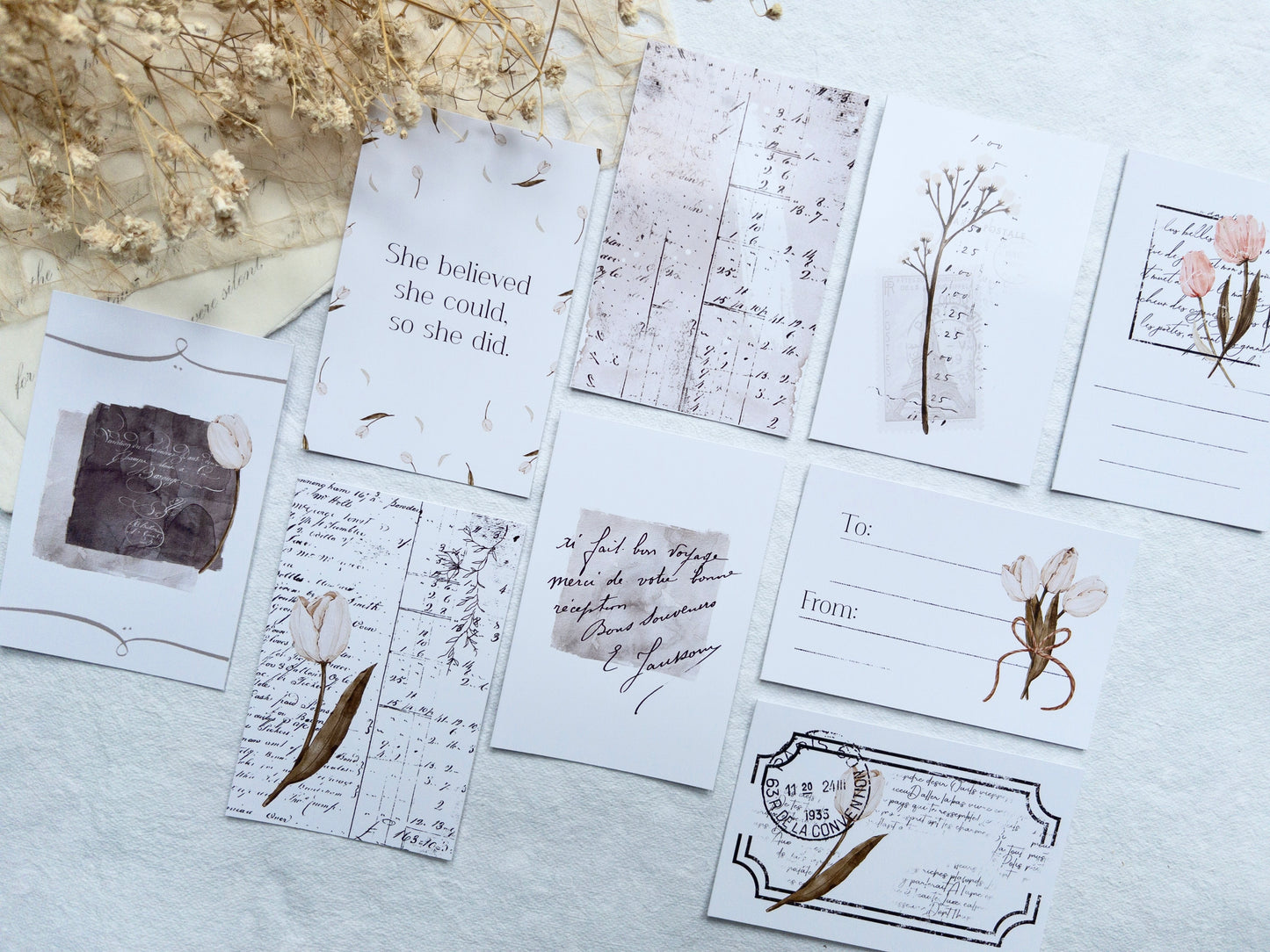 Journaling cards: Magic collection (Set of 9)